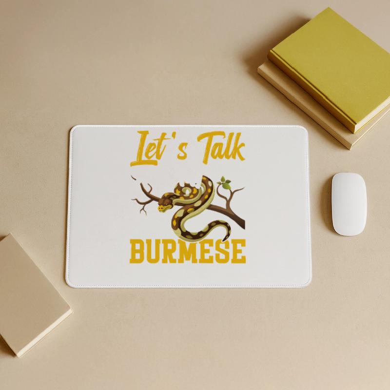 Burmesischer Python-Besitzer Schlangenterrarium Hide Python Mousepad groß für Gamer