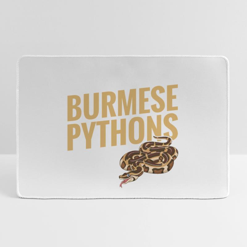 Python birman Stuff Reptile Foos Propriétaire de serpent Grand tapis de souris gamer