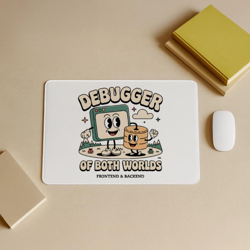 Debugger beider Welten | Debugging Dev Mousepad groß für Gamer