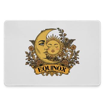 Equinox Renew Rebalance Rebirth Ostara - Large Gaming Mouse Mat - grey - Front