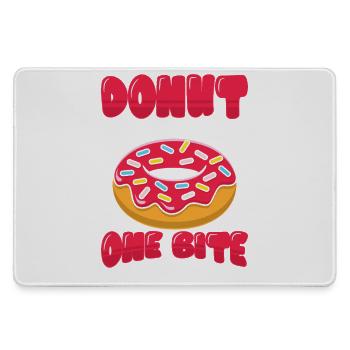 Restauration rapide en donuts - Grand tapis de souris gamer - bruyère - Devant