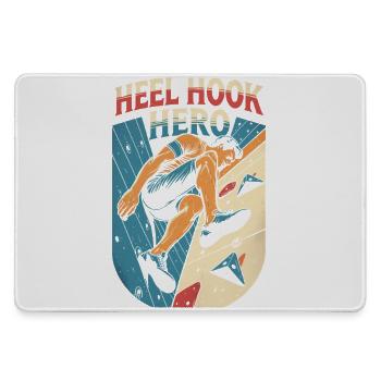 Indoor Klettern Indoorklettern Heel Hook Hero - Mousepad groß für Gamer - Grau - Vorne