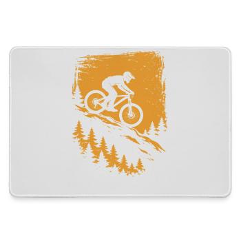 Descente VTT – Conception de VTT - Grand tapis de souris gamer - bruyère - Devant