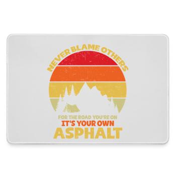 Camping Scouts Bergwanderung Waldcamper - Mousepad groß für Gamer - Grau - Vorne