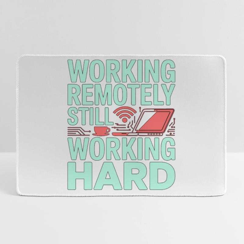 Remote Developer Working Remotely Web Programmer Large Gaming Mouse Mat