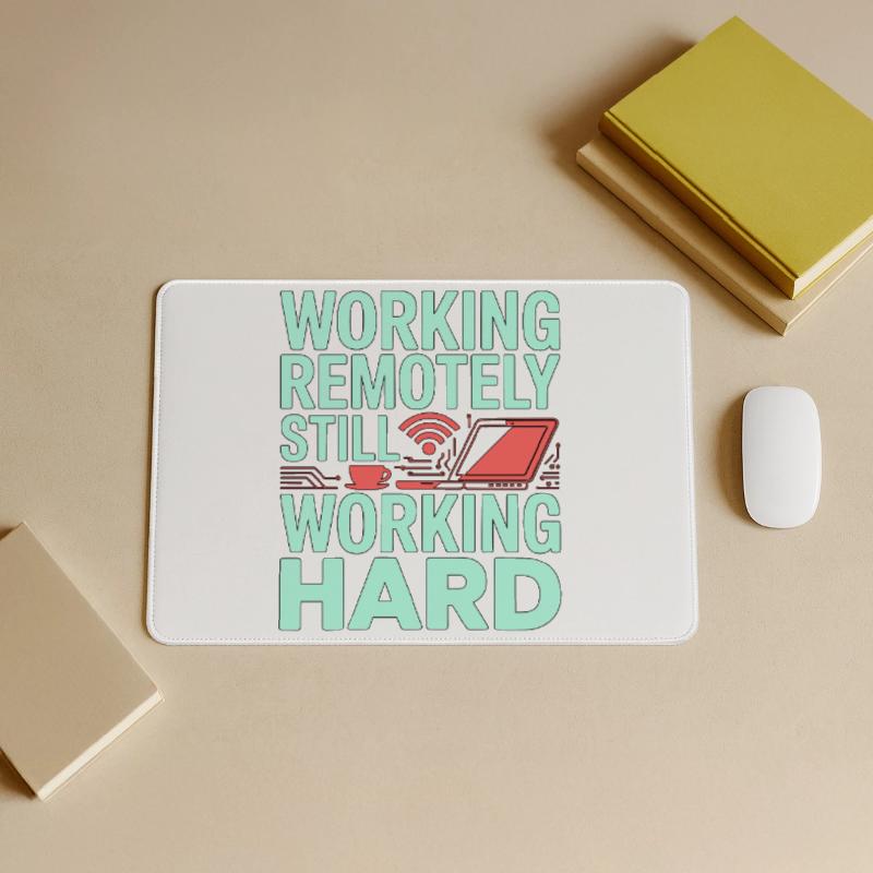 Remote Developer Working Remotely Web Programmer Large Gaming Mouse Mat