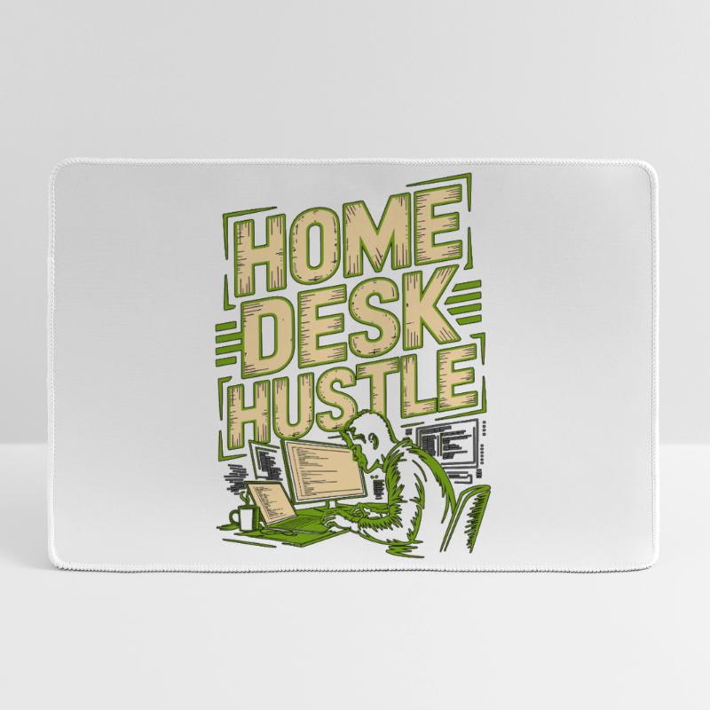 Remote Developer Home Desk Hustle Remote Coder Mousepad groß für Gamer