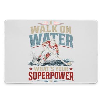 Water Strider Superpower - Large Gaming Mouse Mat - grey - Front