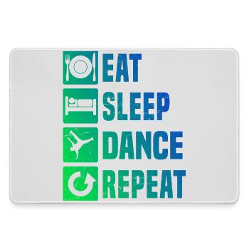 Geschenkidee für einen Breakdancer mit Streetdance - Mousepad groß für Gamer - Grau - Vorne