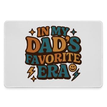 In My Dad's Favorite Era Daughter Families Humor - Large Gaming Mouse Mat - grey - Front