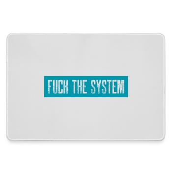 Fuck le système - Grand tapis de souris gamer - bruyère - Devant
