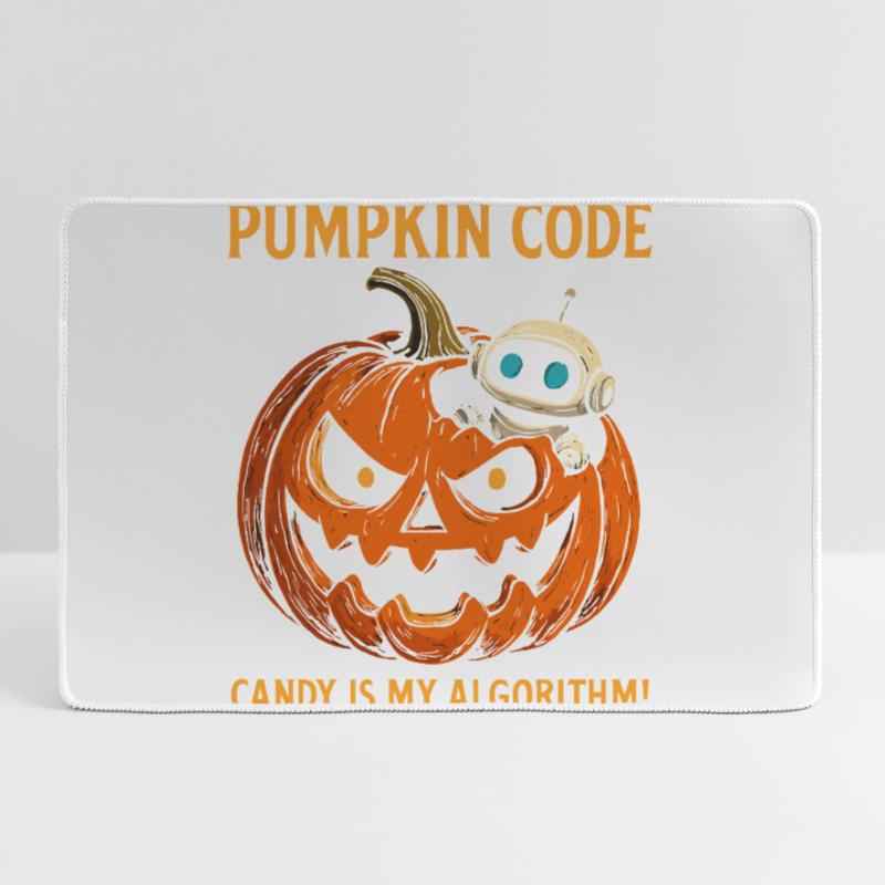 Pumpkin Code: Candy is My Algorithm ! Mousepad groß für Gamer