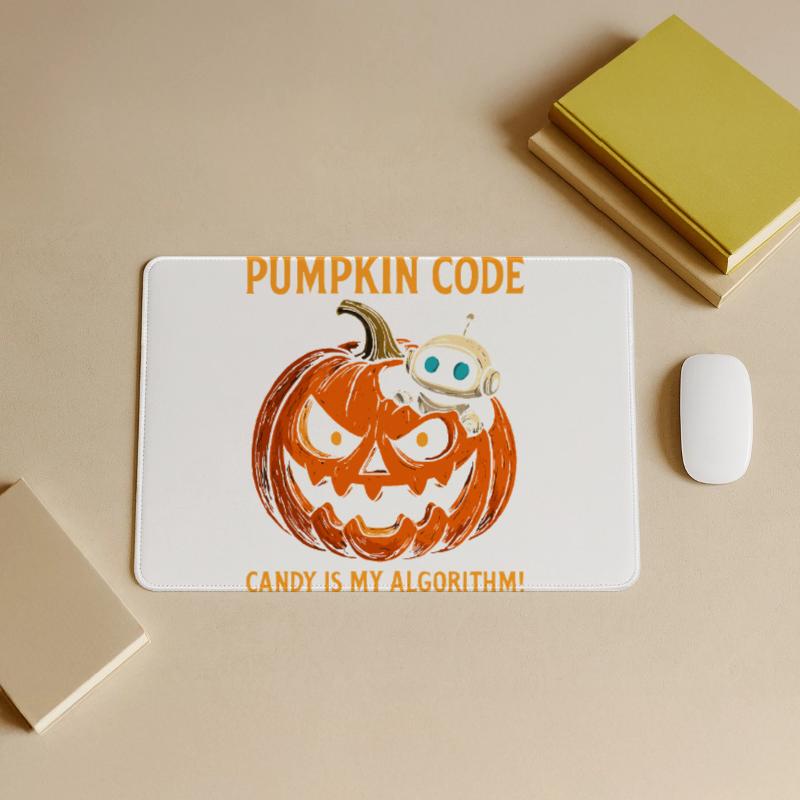Pumpkin Code: Candy is My Algorithm ! Mousepad groß für Gamer