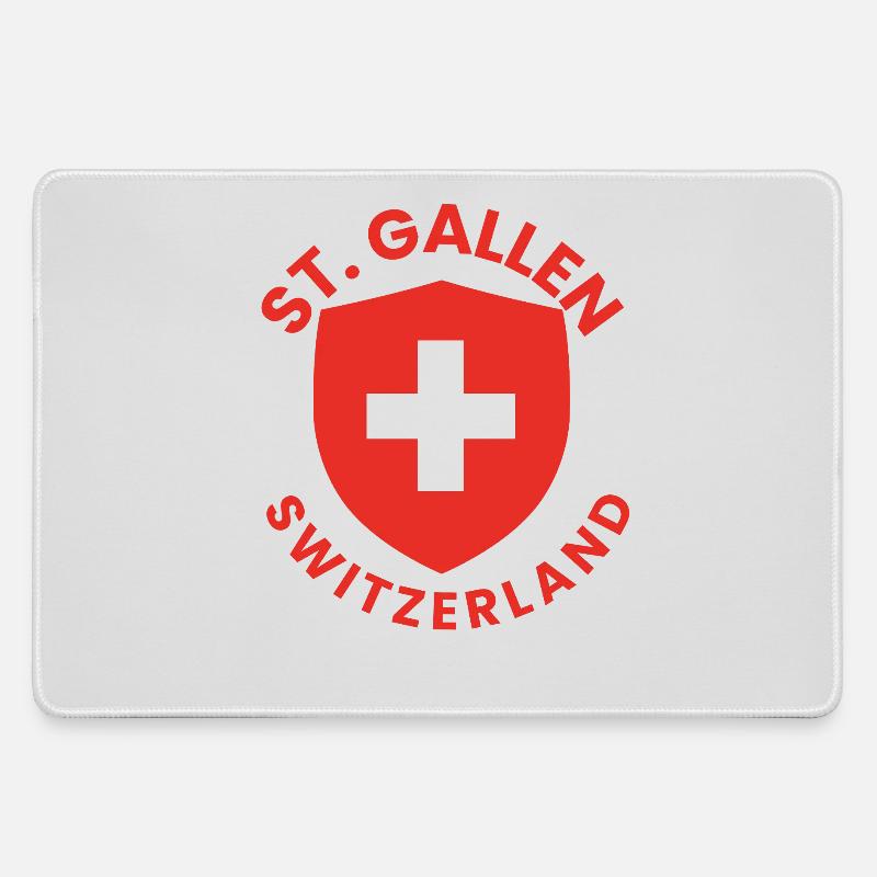 St. Gallen Protective Shield - Large Gaming Mouse Mat - grey