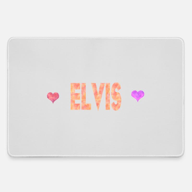 Elvis - Large Gaming Mouse Mat - grey