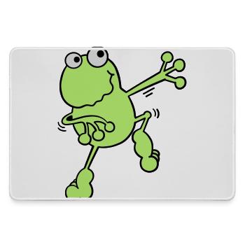 Dancing Frog - Large Gaming Mouse Mat - grey - Front