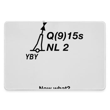 Tonne - Boje Nordsee Segeln Ostsee Maritim - Mousepad groß für Gamer - Grau - Vorne