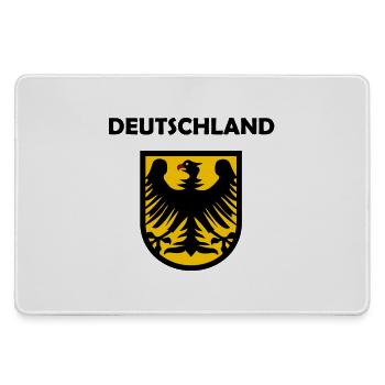 Der Deutschland Adler - Mousepad groß für Gamer - Grau - Vorne