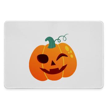 Kürbis Winker Halloween Cartoon - Mousepad groß für Gamer - Grau - Vorne