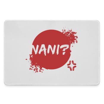 Anime Manga Quote Japanese Pop Culture Geek - Large Gaming Mouse Mat - grey - Front