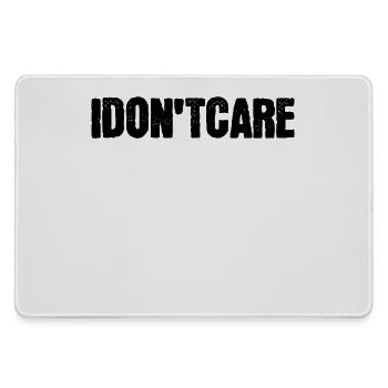 Ist Mir Wurscht Statement Egal - Mousepad groß für Gamer - Grau - Vorne