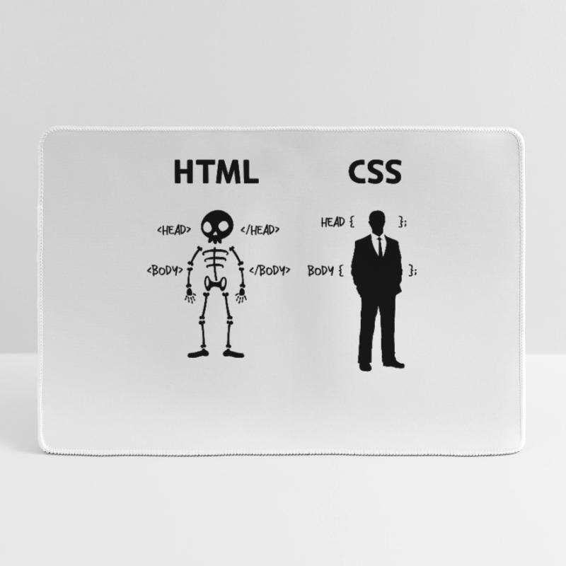 Développeur Programmeur Coden Code de script CSS Grand tapis de souris gamer