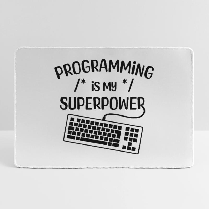 Computer Freak Statement Developer Programmer Large Gaming Mouse Mat