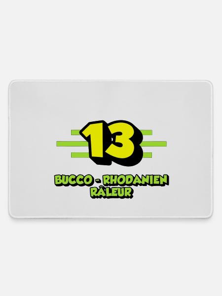 Beschwerde Bucco-Rhône - Mousepad groß für Gamer - Grau