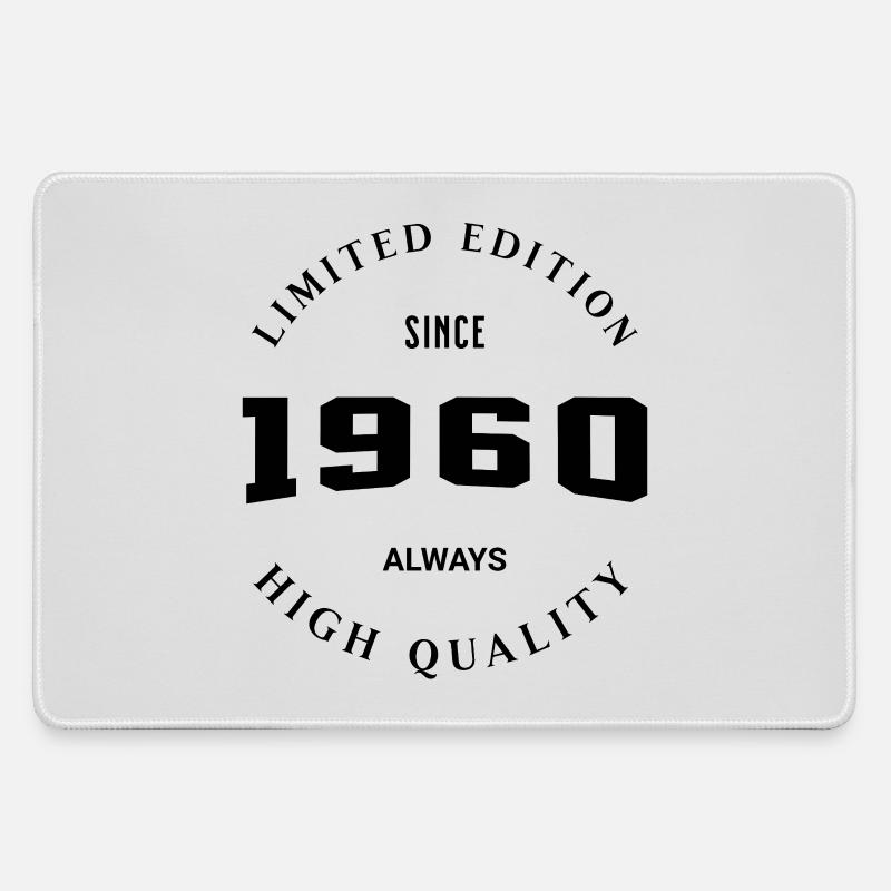 Limited Edition 1960 - Large Gaming Mouse Mat - grey