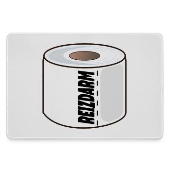 REIZDARM KLOPAPIER VERDAUUNG - Mousepad groß für Gamer - Grau - Vorne
