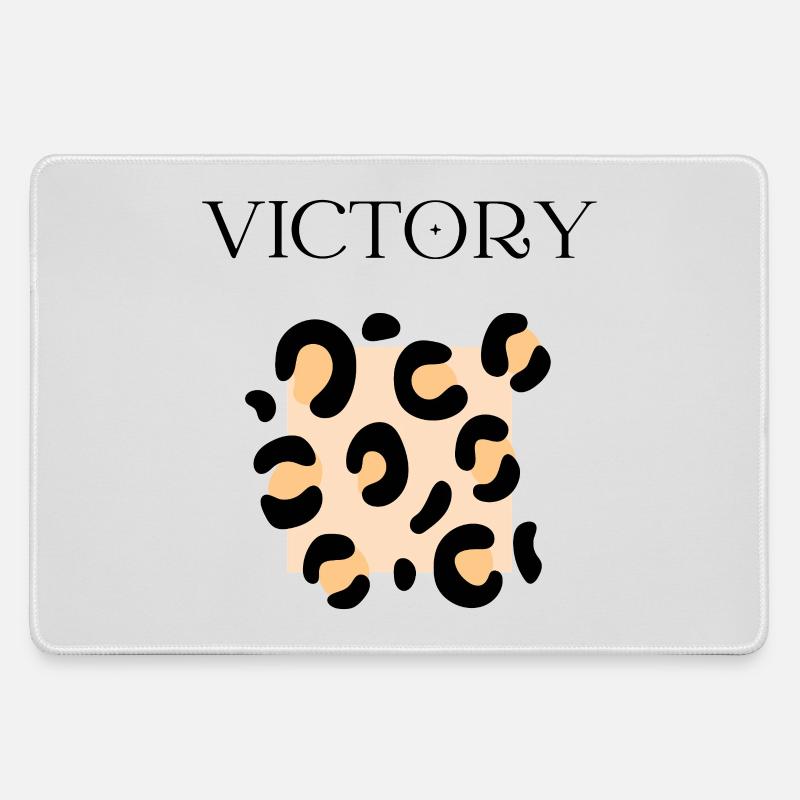 victory - Large Gaming Mouse Mat - grey