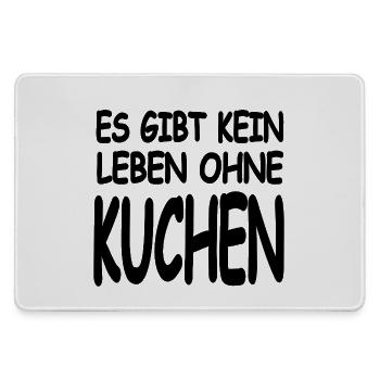 Kuchen - Mousepad groß für Gamer - Grau - Vorne