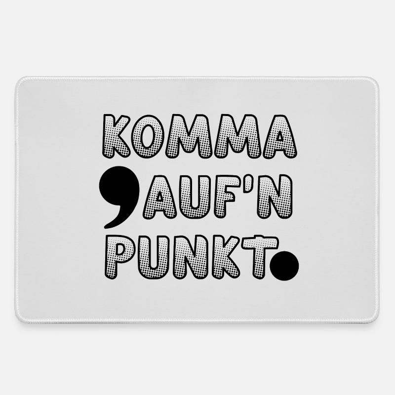 Fun word game for grammar / language lovers - Large Gaming Mouse Mat - grey