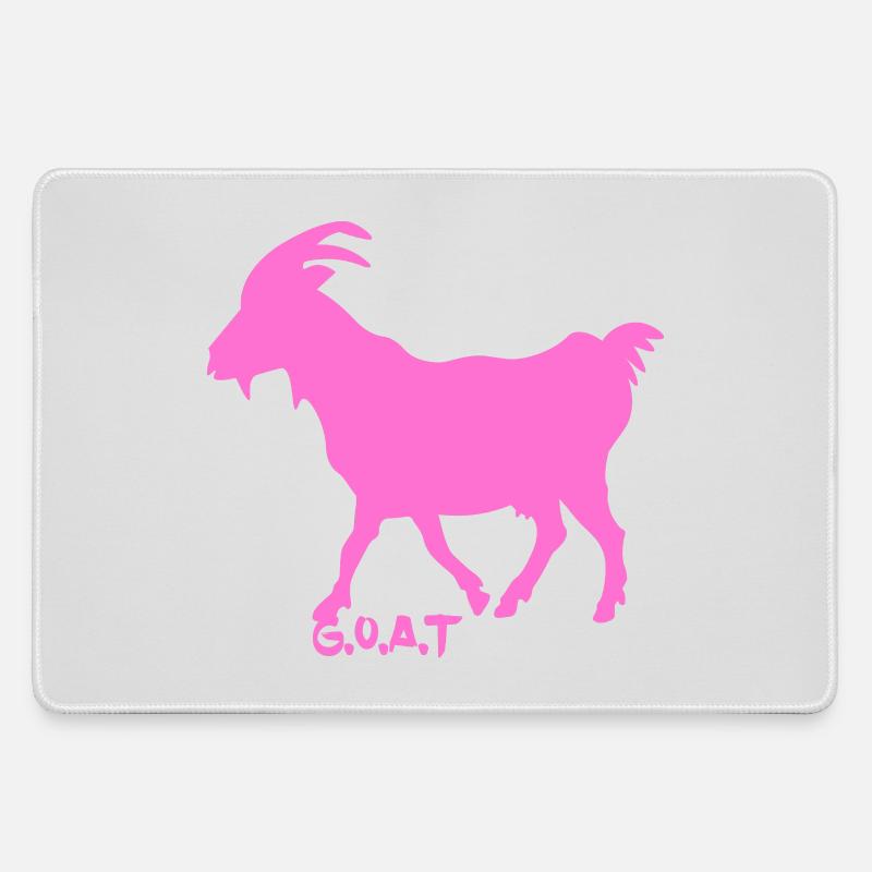 Goat pink G.O.A.T. - Large Gaming Mouse Mat - grey