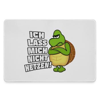 Ich lass mich nicht hetzen! - Mousepad groß für Gamer - Grau - Vorne