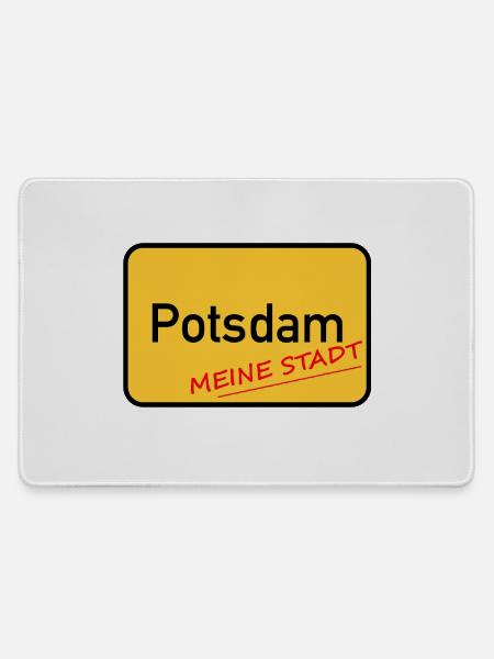POTSDAM - MEINE STADT - Mousepad groß für Gamer - Grau