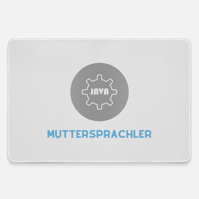 Native speaker: JavaScript Edition - Large Gaming Mouse Mat - grey