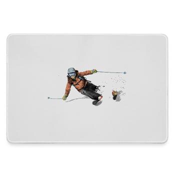ski - Grand tapis de souris gamer - bruyère - Devant