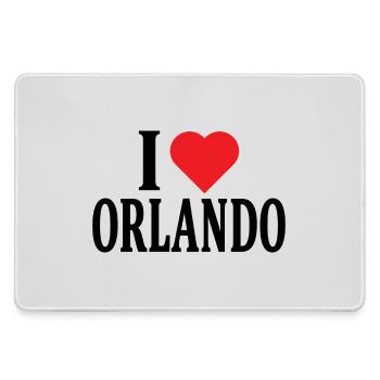 t shirt I love Orlando t-shirt gift idea - Large Gaming Mouse Mat - grey - Front