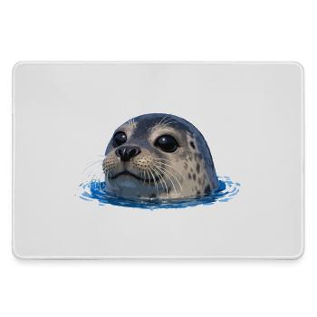 Dichtung über Wasser - Mousepad groß für Gamer - Grau - Vorne