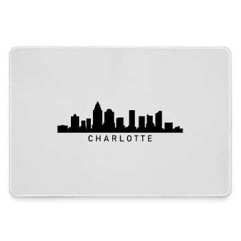 Skyline Charlotte - Grand tapis de souris gamer - bruyère - Devant