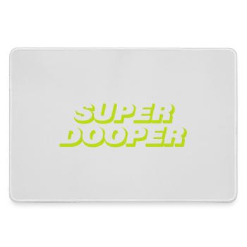 SUPER DOOPER - Large Gaming Mouse Mat - grey - Front