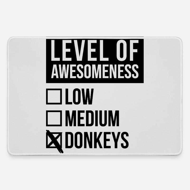 Donkey - Large Gaming Mouse Mat - grey