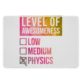 Physik - Mousepad groß für Gamer - Grau - Vorne