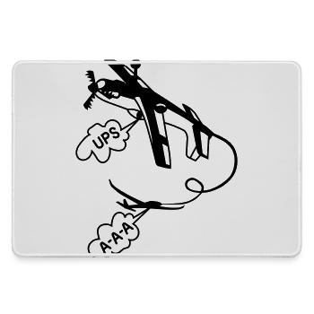 Crazy Schlepper - Mousepad groß für Gamer - Grau - Vorne