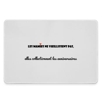 GRANNY. MAMMA. GRANDMOTHER. MOTHER'S DAY. - Large Gaming Mouse Mat - grey - Front