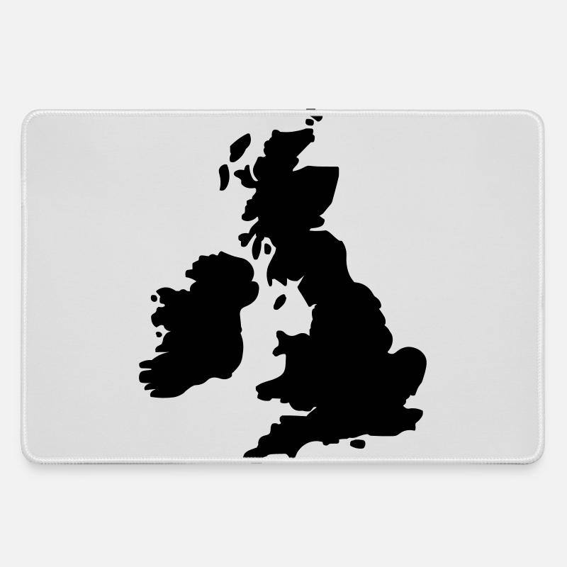 Great Britain - Large Gaming Mouse Mat - grey