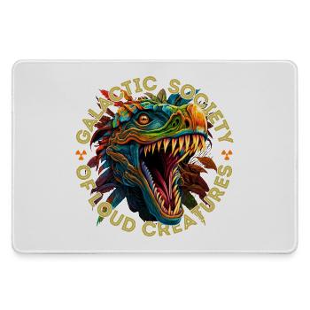 Galaktische Gesellschaft der lauten Kreaturen - Mousepad groß für Gamer - Grau - Vorne