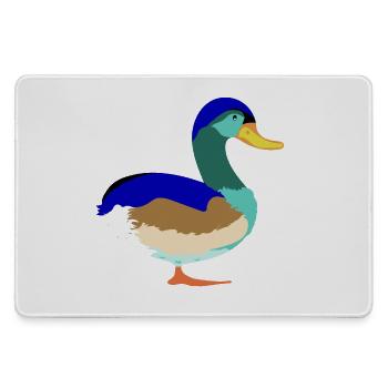 Joli Canard colvert coloré - Grand tapis de souris gamer - bruyère - Devant