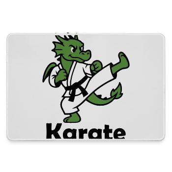 Karate Dragon - Large Gaming Mouse Mat - grey - Front